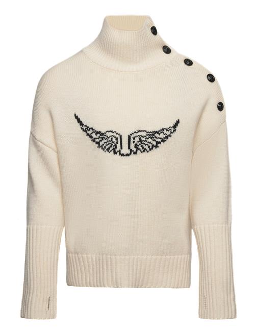 Polo Neck Sweater Or Jumper Zadig & Voltaire Kids Cream