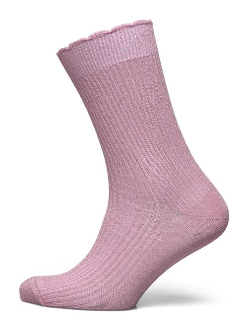 Julia Glitter Sock Mp Denmark Pink