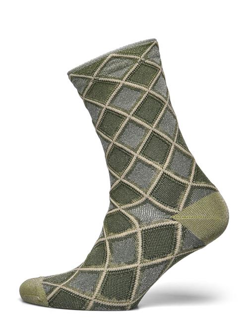 Alicia Glitter Socks Mp Denmark Khaki