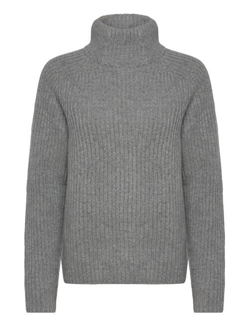 Se Mmthyra Highneck Knit MOS MOSH Grey ved Booztlet