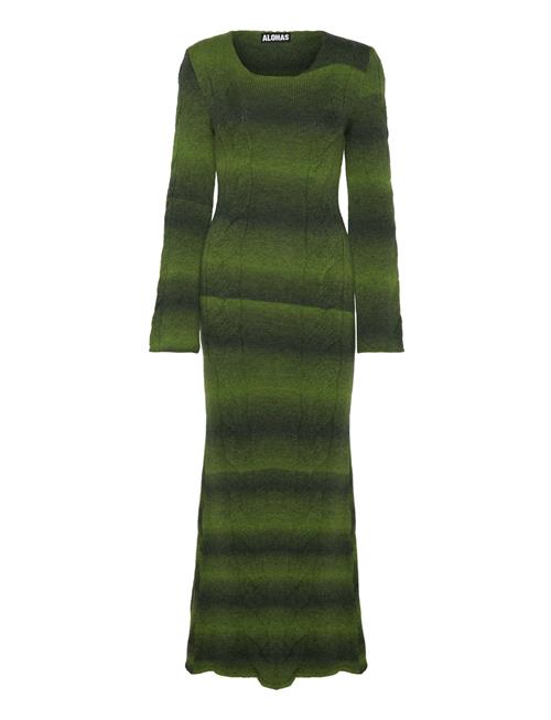 Trenza Green Tricot Maxi Dress ALOHAS Green