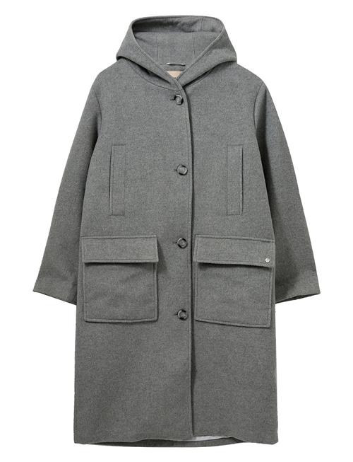 Mmkenya Hoodie Wool Coat MOS MOSH Grey