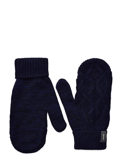 U Mer Cable Knit Mittens Icebreaker Navy