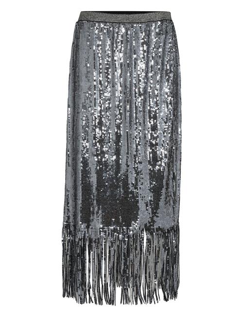 Mmmiaz Sequin Skirt MOS MOSH Silver