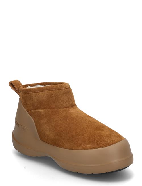 Mb Luna Low Boot Suede Moon Boot Beige