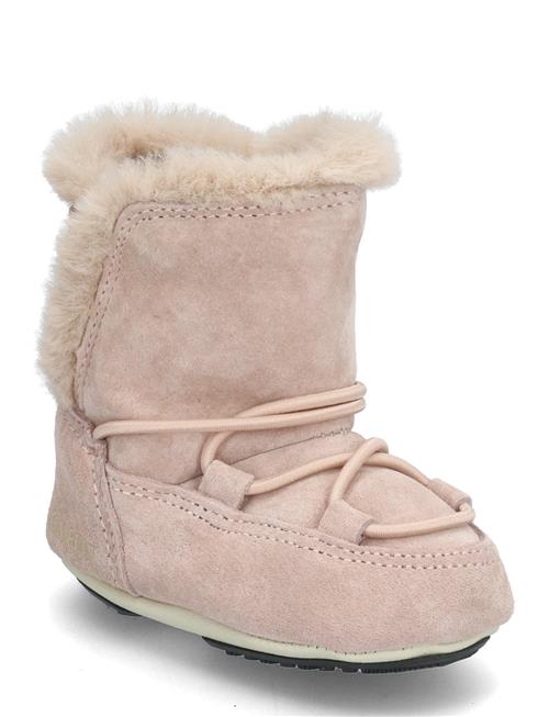 Mb Crib Suede Moon Boot Pink