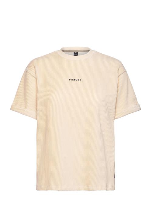 Kiarra Velours Tee PICTURE ORGANIC CLOTHING Beige