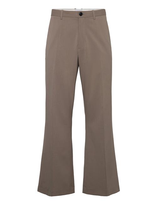 Flared Suit Trousers Weekday Beige