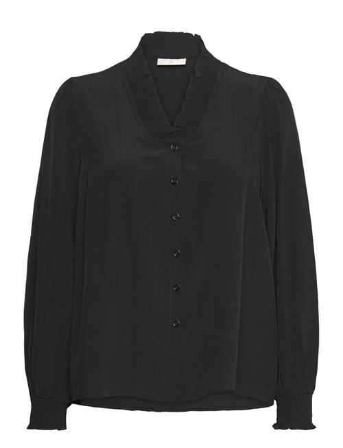 Shirt From Freequent In A Light Material. The Shirt Has A Simple Silhouette With FREE/QUENT Black