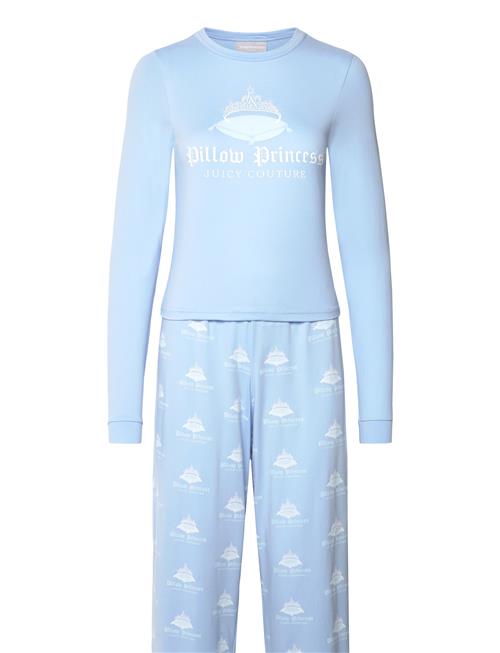 Pillow Princess Ls Pyjama Set Powder Blue Juicy Couture Blue