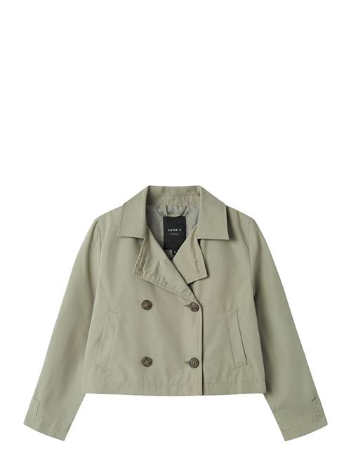 Nkfmadelin Trench Coat Short Name It Green