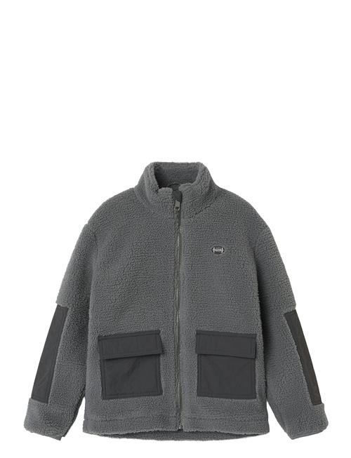 Nkmmonico Teddy Jacket Name It Grey