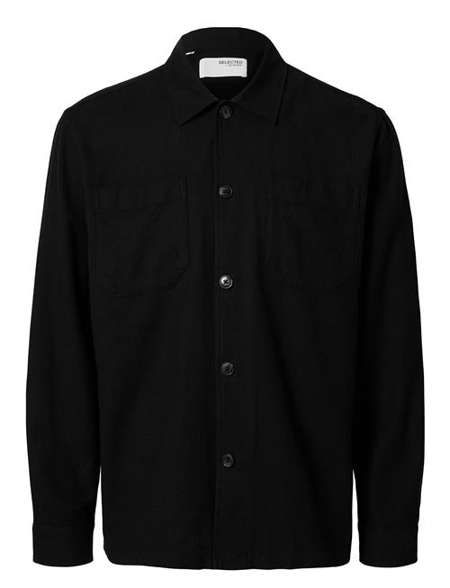 Slh-Brody Sun Overshirt Ls Noos Selected Homme Black