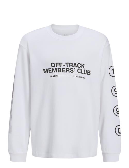 Jack & Jones Jcoreflex Tee Ls Crew Neck Styd Aw Jnr Jack & J S White