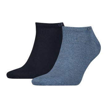 Calvin Klein Legwear Calvin Klein Strømper 2P Men Sneaker Socks Jeansblå Str 39/42 Herre