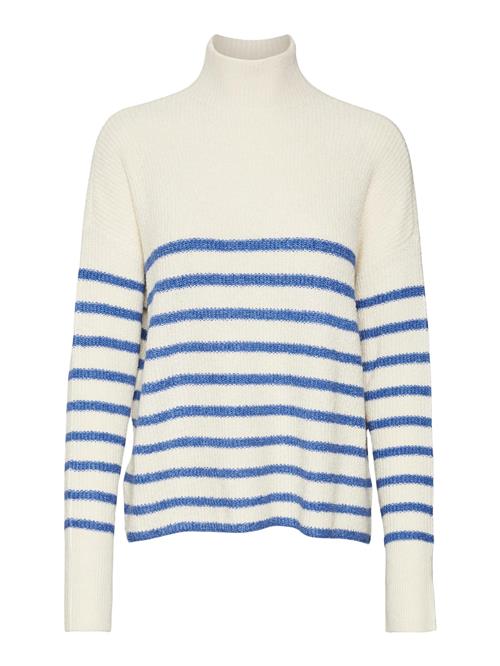 Se VERO MODA Pullover 'VMMarina'  creme / blå ved About You