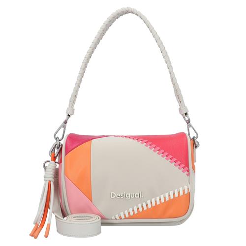 Desigual Skuldertaske 'Mundi'  orange / lyserød / pitaya / offwhite