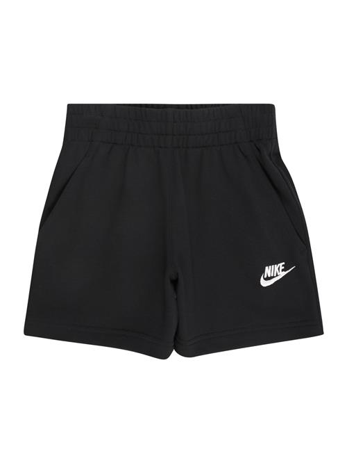 Nike Sportswear Bukser 'Club'  sort / hvid