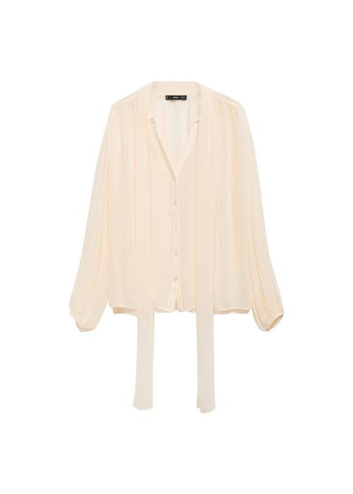 MANGO Bluse 'Kaia'  creme