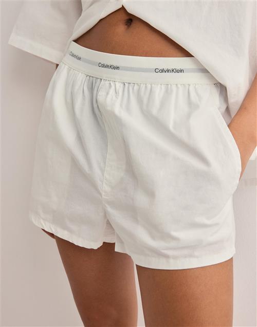 Calvin Klein Underwear - Hvid - Logo Wb Poplin Short