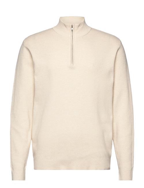 Oscar Half-Zip Knit Clean Cut Copenhagen Cream