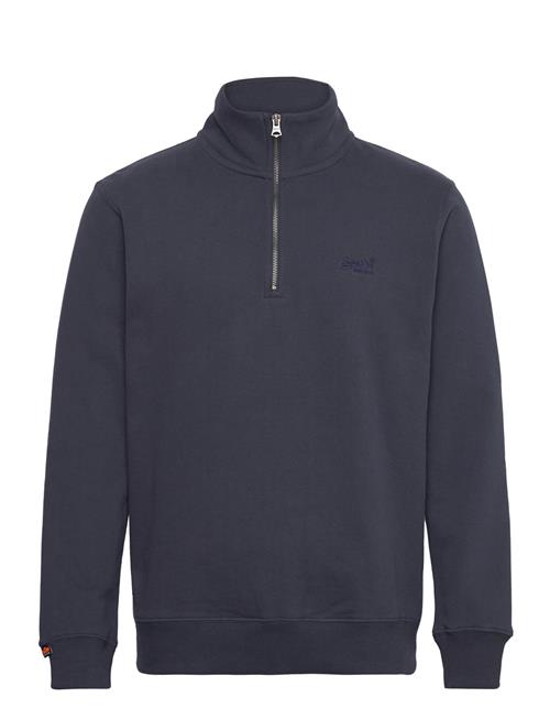 Essential Logo Half Zip Superdry Navy