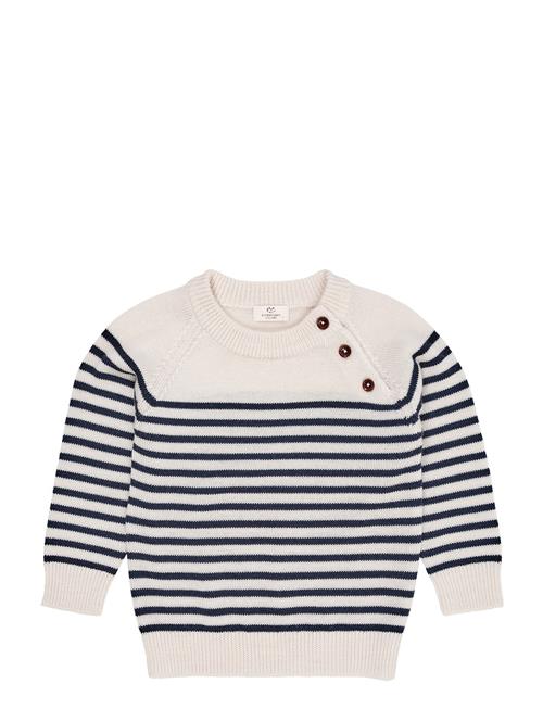 Merino Classic Striped Pullover Copenhagen Colors Cream