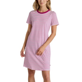 Calida Marine Dreams Sleepshirt Rosa Mønster  bomuld Small Dame