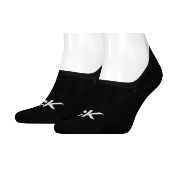 Calvin Klein Legwear Calvin Klein Strømper 2P Men High Cut Footie Socks Sort Str 43/46 Herre