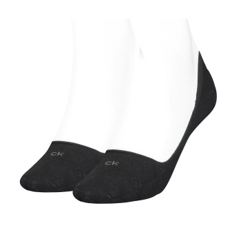 Calvin Klein Legwear Calvin Klein Strømper 2P Women Low Cut Footie Socks Sort Str 35/38 Dame