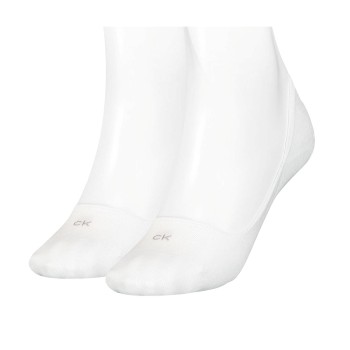 Calvin Klein Legwear Calvin Klein Strømper 2P Women Low Cut Footie Socks Hvid Str 35/38 Dame