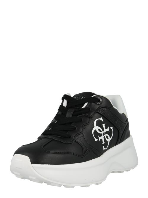 GUESS Sneaker low 'LUCKEI'  sort / hvid