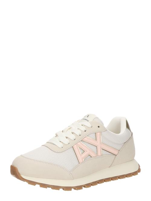 ARMANI EXCHANGE Sneaker low  beige / pink / offwhite