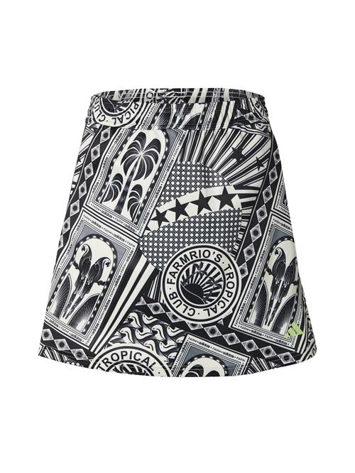ADIDAS SPORTSWEAR Sportsnederdel 'Farm'  sort / hvid