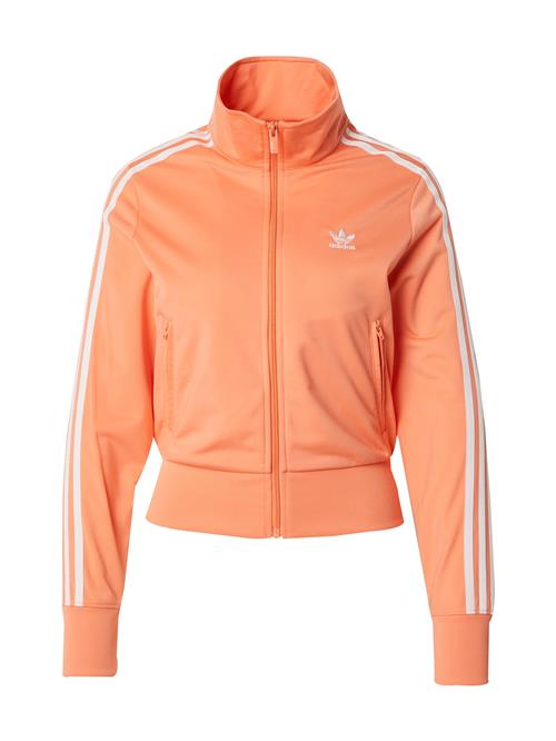 Se ADIDAS ORIGINALS Sweatjakke 'Firebird'  pastelorange / hvid ved About You