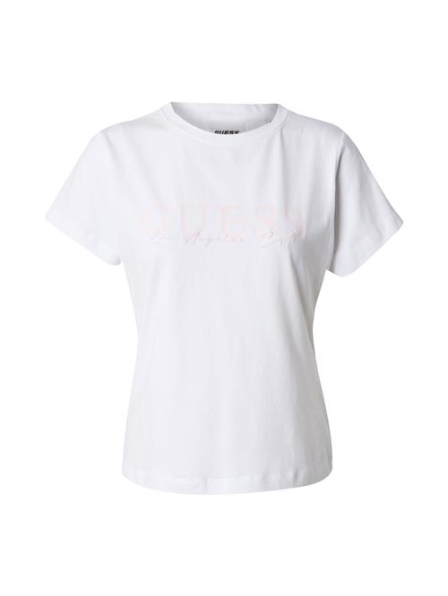 Se GUESS Shirts 'KAMELIE'  pink / hvid ved About You