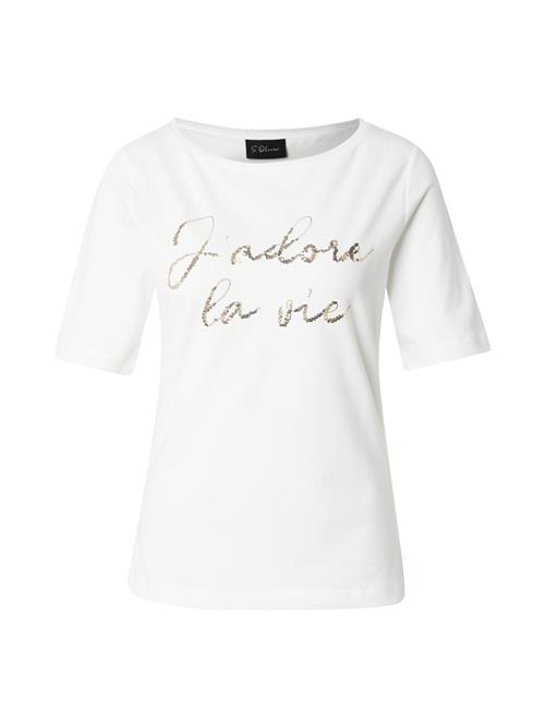 Se s.Oliver BLACK LABEL Shirts  guld / offwhite ved About You