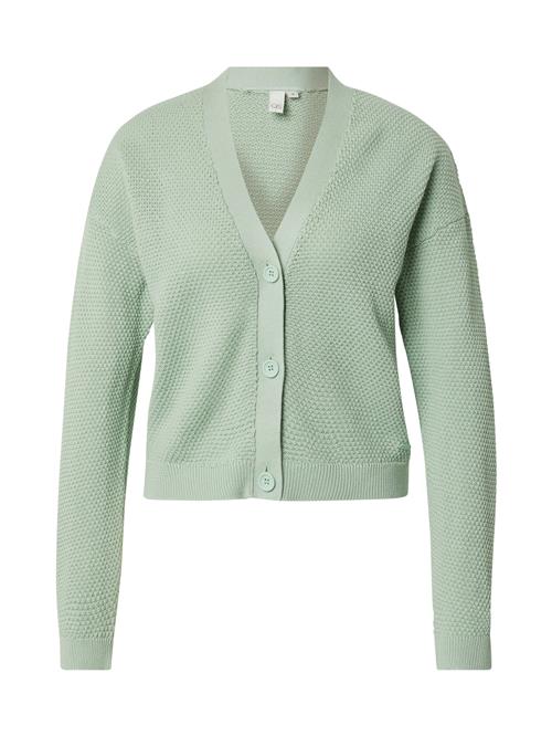 Se QS Cardigan  pastelgrøn ved About You