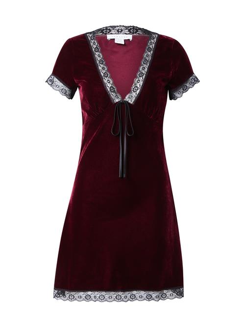 TOPSHOP Coctailkjole  bordeaux / sort