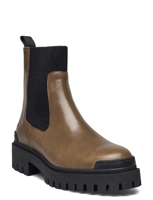 Booties - Flat - With Elastic ANGULUS Brown