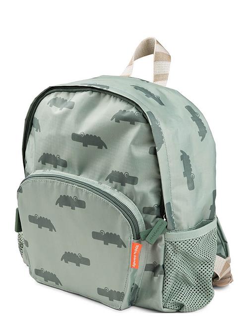 Done by Deer Kids Backpack Croco Green D By Deer Green