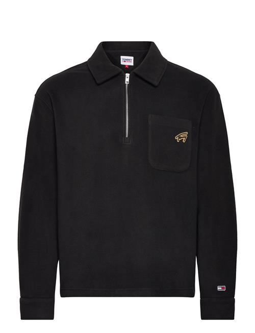 Tjm Rlx Signature 1/2 Zip Fleece Tommy Jeans Black