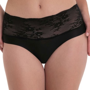 Anita Trusser Essential High Waist Lace Briefs Sort Large Dame