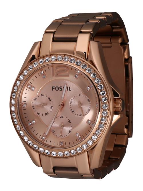 FOSSIL Analogt ur 'Riley'  rosa guld