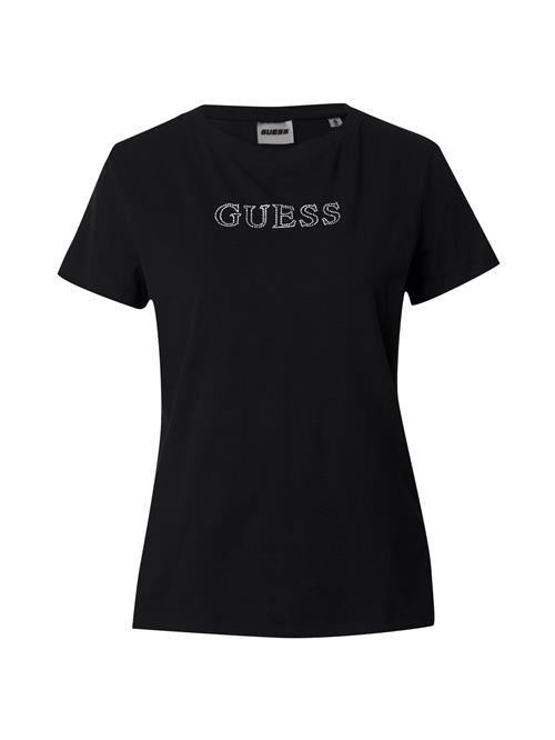 Se GUESS Shirts 'Briana'  sort / sølv ved About You