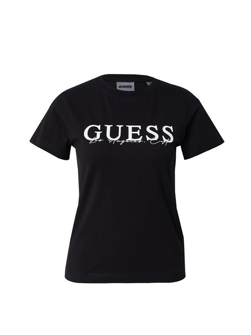 GUESS Shirts 'KAMELIE'  sort / hvid