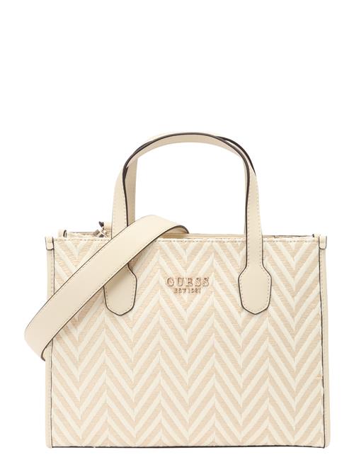 GUESS Håndtaske 'SILVANA 2'  lysebeige / hvid