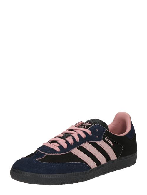 Se ADIDAS ORIGINALS Sneaker low 'SAMBA'  mørkeblå / lyserød / sort ved About You