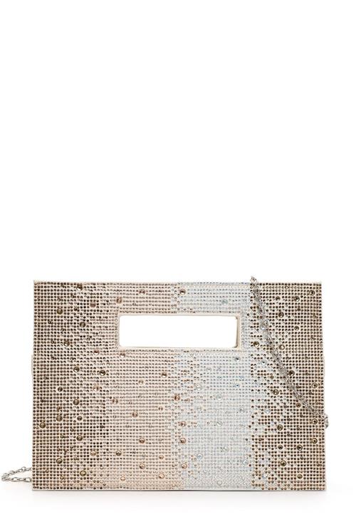 Se Tamaris Clutch 'Amalia'  beige / bronze / guld / sølv ved About You