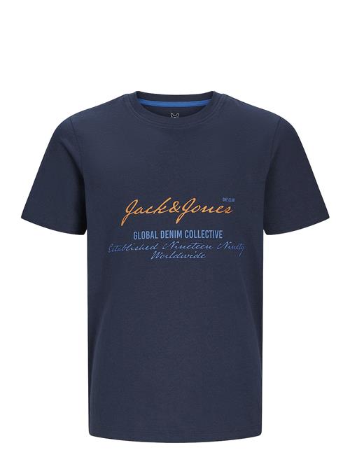 Jack & Jones Jjgreat B2S Logo Tee Ss Ln Jnr Jack & J S Navy